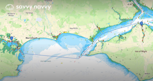 Poole Quay Boat Haven to Cowes Yacht Haven – Sailing Route Guide (26 NM)