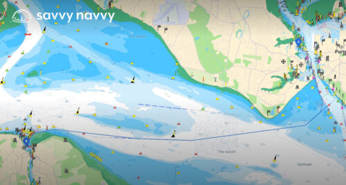 Royal Clarence Marina to Cowes Yacht Haven – Sailing Route Guide (7 NM)