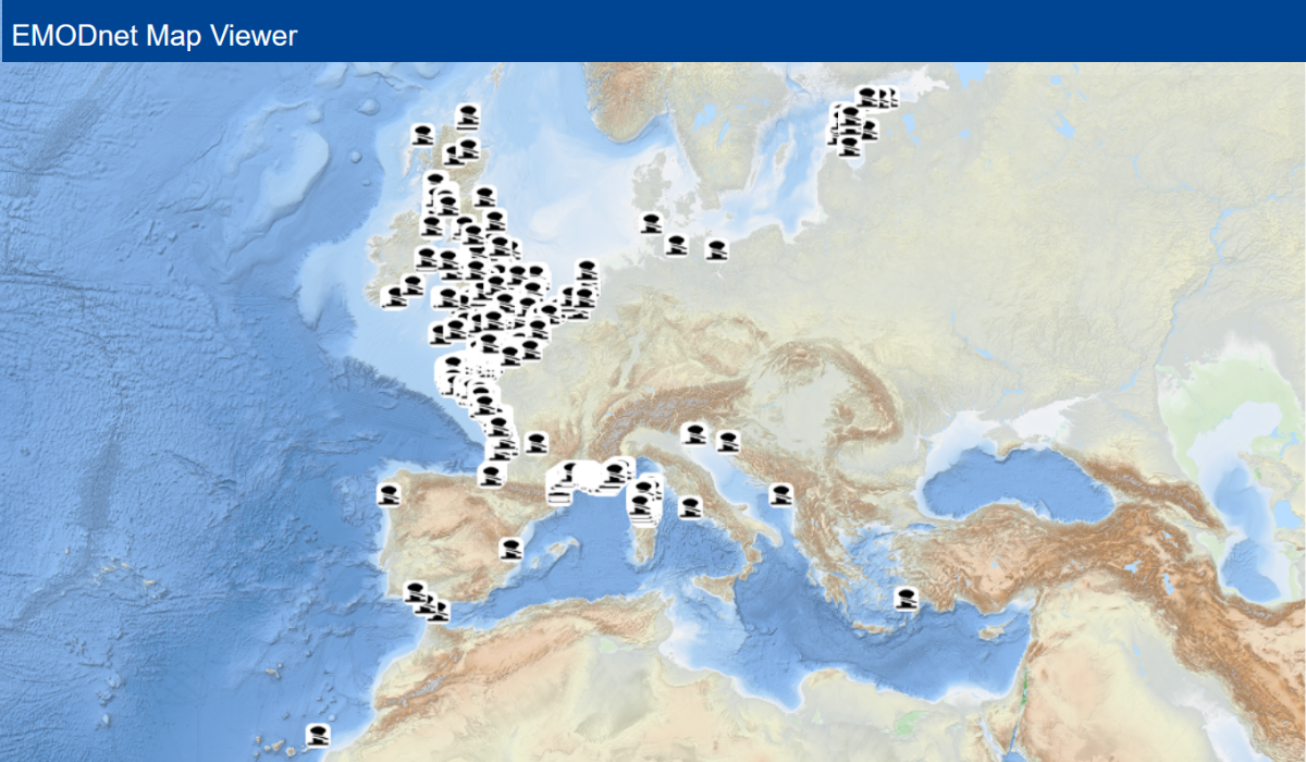 Marina mapping on EMODnet